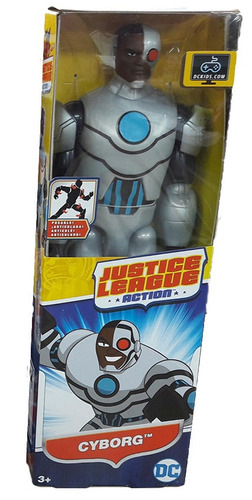 Muñeco Cyborg Justice League Action Dc Original Mattel 30cm