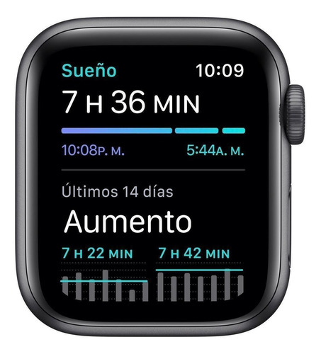 Apple Watch SE (GPS, 40mm) - Caja de aluminio color gris espacial - Correa deportiva Negra