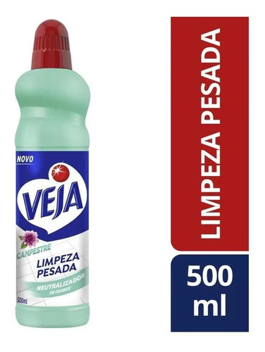 Veja Gold Limpeza Pesada Floral Campestre Com 500ml Kit 3