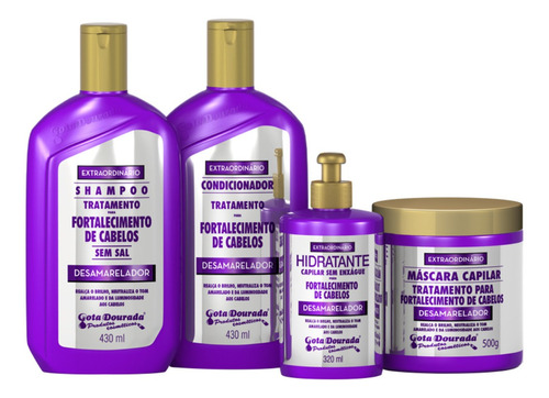 Kit Para O Cabelo Desamarelador Extraordinario