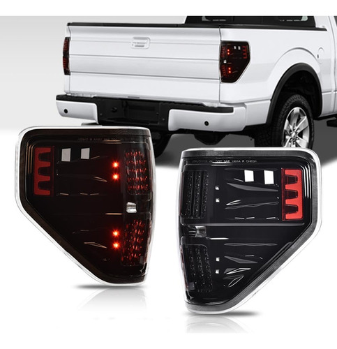 G-plus Luz Trasera Led Para Ford Pickup Lente Transparente