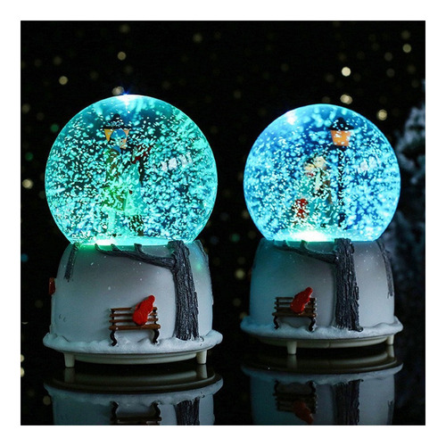 Aplicável A Bola De Cristal Musical En 3d Con Luces De