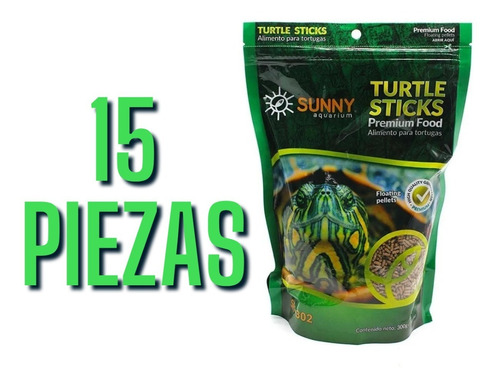 Imagen 1 de 6 de 15 Alimento Para Tortuga 300g Turtle Sticks Comida Premium