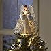 Ángel Luminoso For Punta De Árbol De Navidad