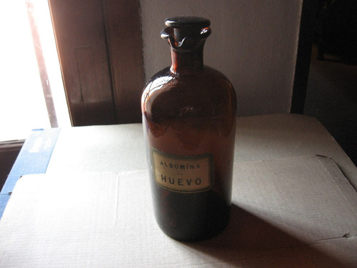 Antiguo Frasco De Farmacia -`c 1900