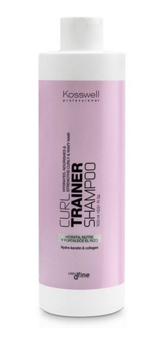 Shampoo Curl Trainer 1000ml Cabellos Rizados  Kosswell
