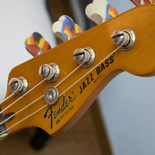 Bajo Squier Jazzbass Classicvibe.neckplate Y Decal Fender Diestro Marrón Oscuro Laqueado 4 (Usado)