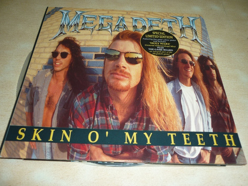 Megadeth Skin O My Teeth Simple Vinilo Poster Impeca Jcd055