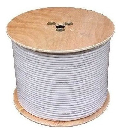 Cable Rg6 64% Malla Blanco (rollo 305mt)                    