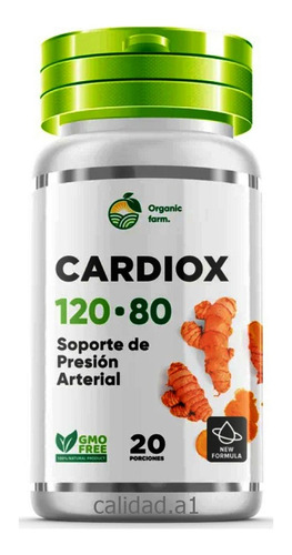 Cardiox 20 80 Presión 20 Capsulas Organics Cardio