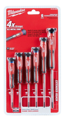 Juego De Destornilladores De Precision 6pzs Milwaukee