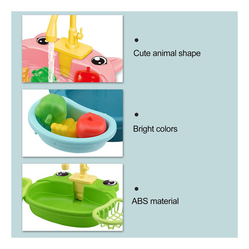 Kit Infantil Con Lavabo Y Accesorios - I Got Real Water
