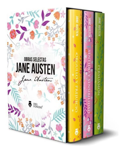 Obras Selectas - 3 Volumenes - Jane Austen - Del Fondo Libro