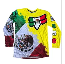 Comprar Playera Mexicana De Motocross Deportiva Diseño Motocross