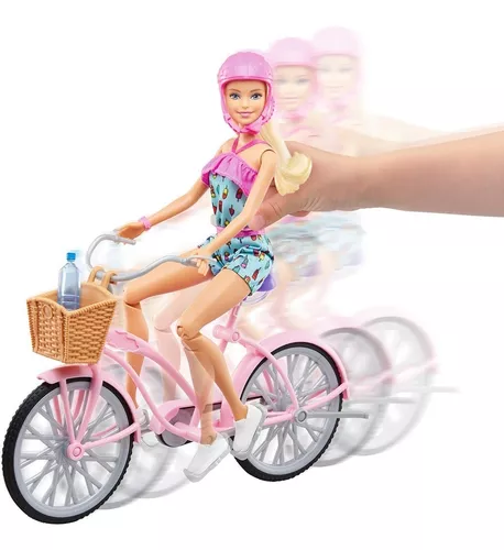 Barbie Com Bicicleta Ftv96 - Mattel