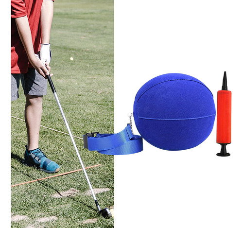 Instrutor De Balanço De Golfe Bola Postura Correção Azul
