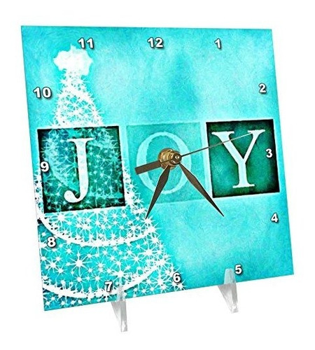 3drose Aqua Joy Árbol De Navidad, Arte Navideño, Inspirador,