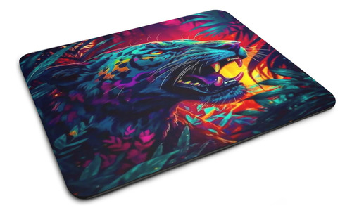 Mouse Pad Diseño Jaguar Colores