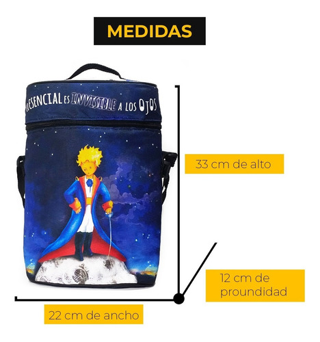 Imagen 5 de 7 de Equipo De Mate Madera Completo El Principito Regalo Cuero