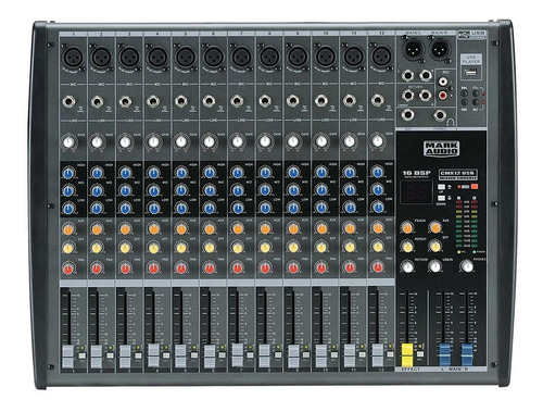 Mixer Mark Audio Cmx12usb - Mesa De Som 12 Canais