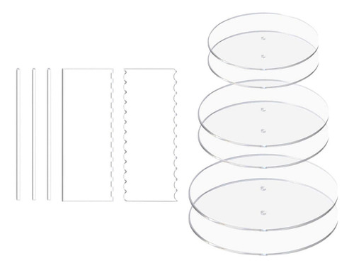 Juego De Discos Para Tartas Con Varilla De Clavija De