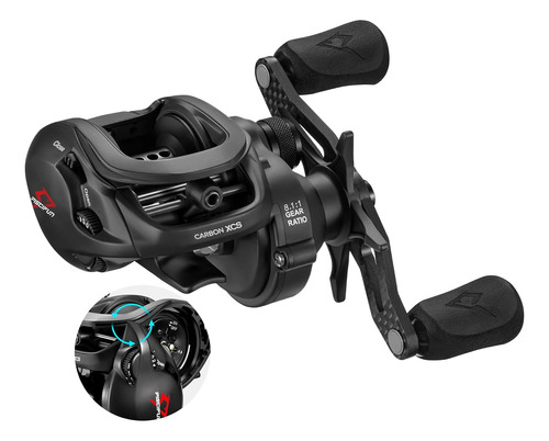 Carrete Baitcaster De Carbono Xcs, Carrete De Pesca Bai...