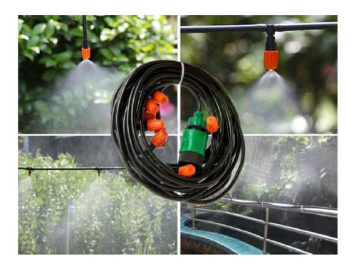 Manguera Sistema De Riego Nebulización Para Patio Jardín 10m