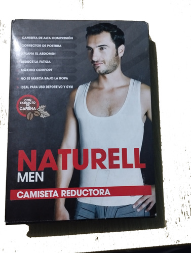 Camiseta Reductora Varon/ Faja/corrector/naturell Men
