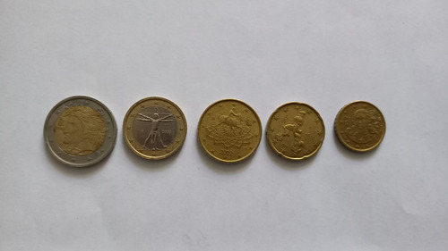 Monedas De Italia Euros. Serie: 2002.  