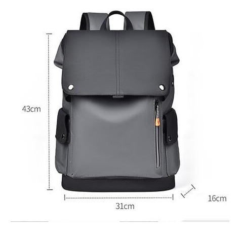 Mochila De Negocios For Hombre De 17 Pulgadas, Impermeable, For Portátil De Viaje,delgada Y Expandible, Con Puerto De Cargador Usb