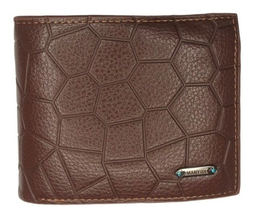 Imagen 1 de 3 de Cartera Caballero Retro Original Lujo Tarjetero Piel