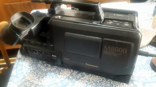 Filmadora Vhs - Panasonic M 8000. Funcionando A Revisar. Negro (Usado)
