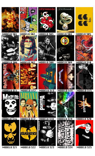 Imagem 4 de 10 de Kit 10 Impressos Fotográficos Show Poster De Bandas De Rock