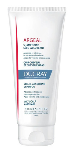 Ducray Argeal Shampoo Tratante Seboabsorbente 200 Ml