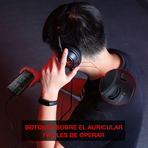 Imagen 9 de 10 de Auriculares Gamer Eksa E3 Air Joy Pro 7.1 Pc Ps4