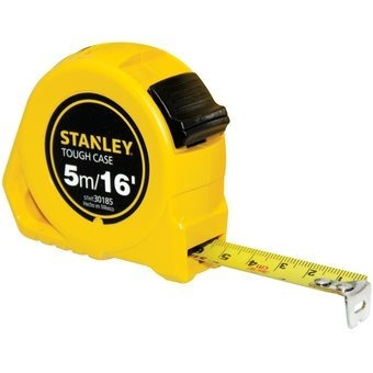 Metro Flexometro De 5 Mts Negro Stanley