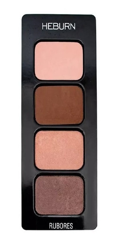 Heburn Maquillaje Profesional Paleta Rubores 4 Tonos Cod 944