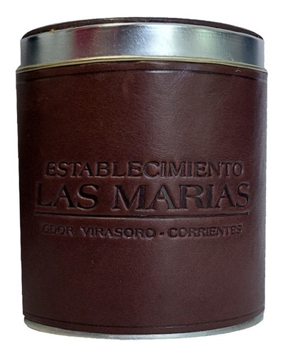 Imagen 1 de 3 de Yerbera Las Marías Ecocuero Marrón Chica