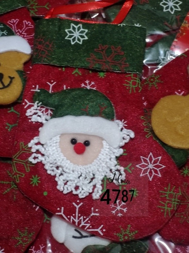 Imagen 5 de 10 de Paquete De Botas Navideñas 02 Con 12 Pz