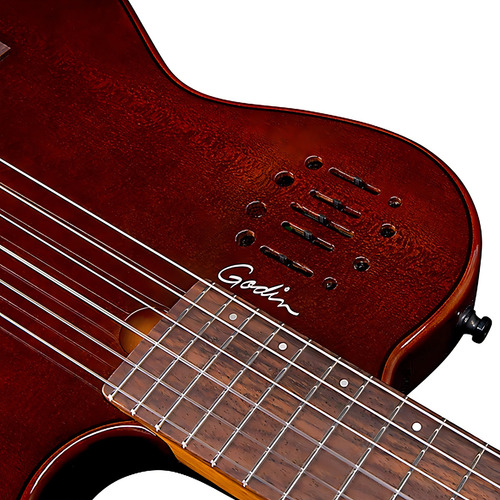 Guitarra Clásica Electro Godin Multiac Mundial Canadá Color Kanyon Burst