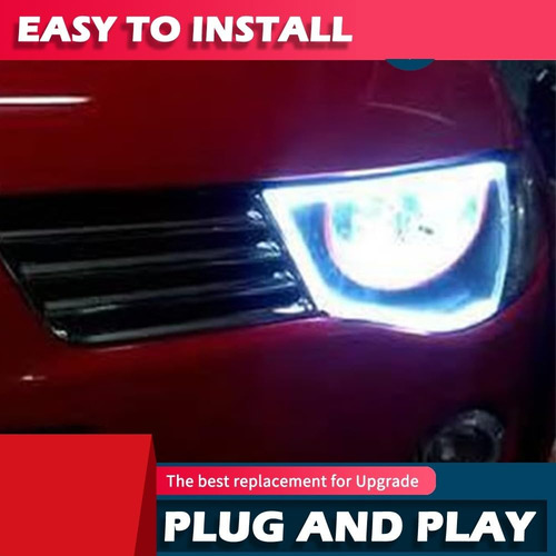 Lámpara De Cabeza Led Drl Mitsubishi L200 2004-2005 Xenon.