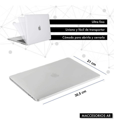 Imagen 4 de 10 de Protector Acrílico Compatible Macbook Pro 13 Pulgadas A2338
