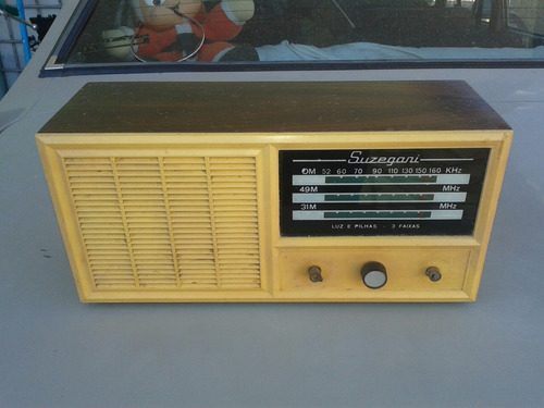 Raro Radio Antigo Suzegani Para Restaurar