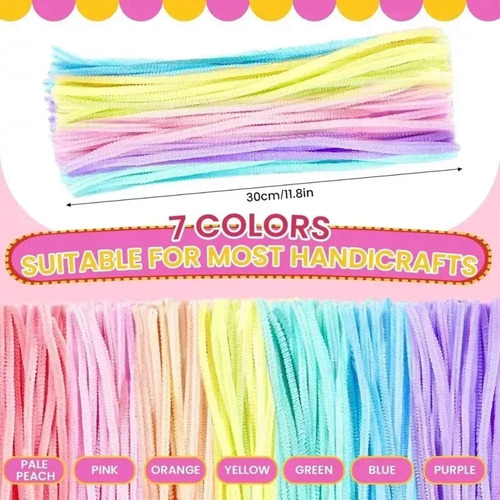 Bx Para G 1000 Piezas Limpia Pipas Limpiapipas Colores