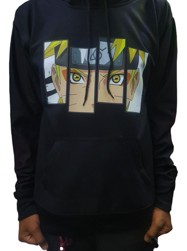 Sudadera Unisex Juvenil Negra De Naruto ,akatsuki Mayoreo