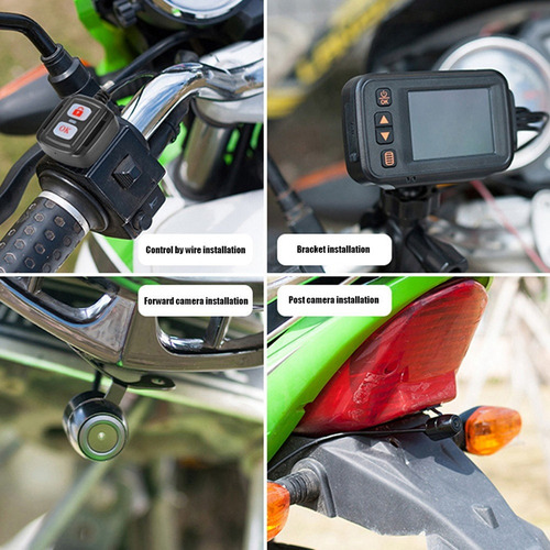 Cámara Para Salpicadero De Moto, Pantalla Ips De 2 Pulgadas,