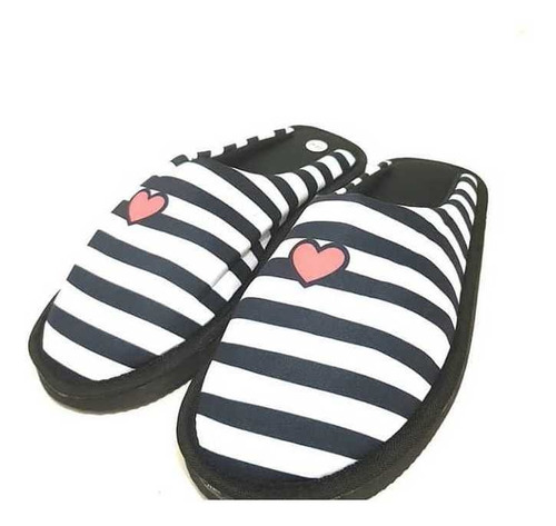 Pantuflas Teen Corazón Capellada