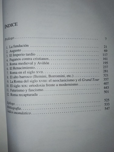 Robert Hughes - Roma. Una Historia Cultural (Usado)