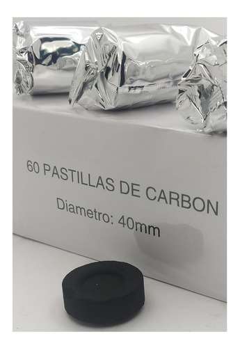 Imagen 4 de 10 de Carbón Litúrgico. Caja X 60 Pastillas