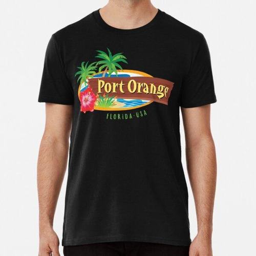 Remera Port Orange Florida Vintage Diseño De Mediados De Sig